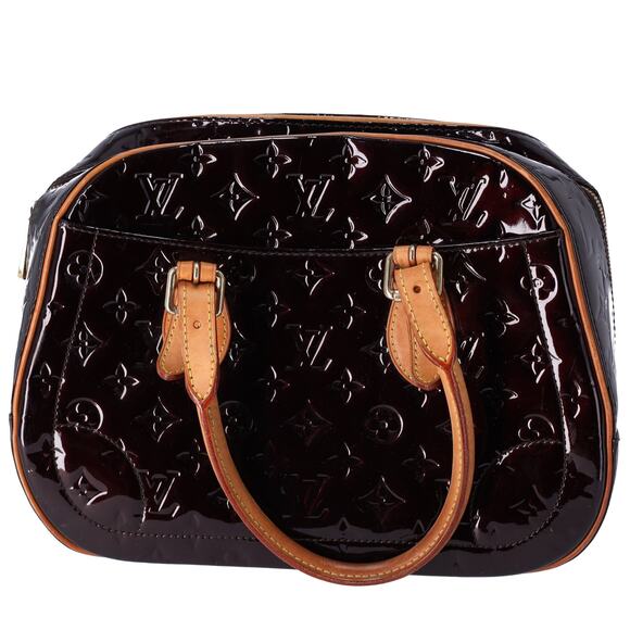 Louis Vuitton Summit Drive Monogram Vernis Handbag M93516 Amarante - Picture 3 of 9